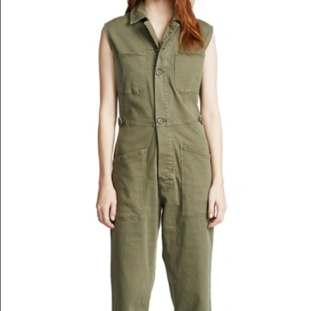 Frame Denim
Le Service Sleeveless Button Front Wide Leg Jumpsuit